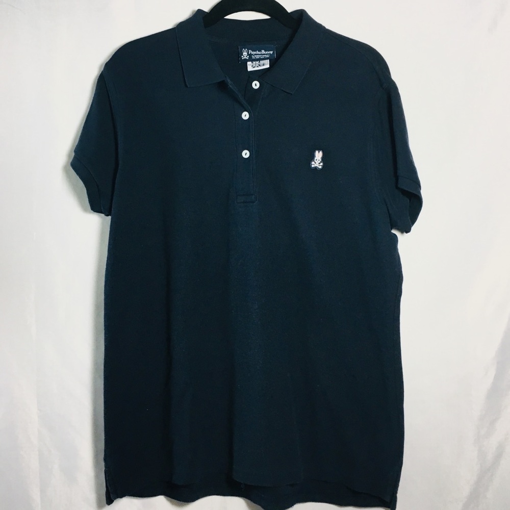 Psycho Bunny Women’s XL Navy Polo Style Shirt